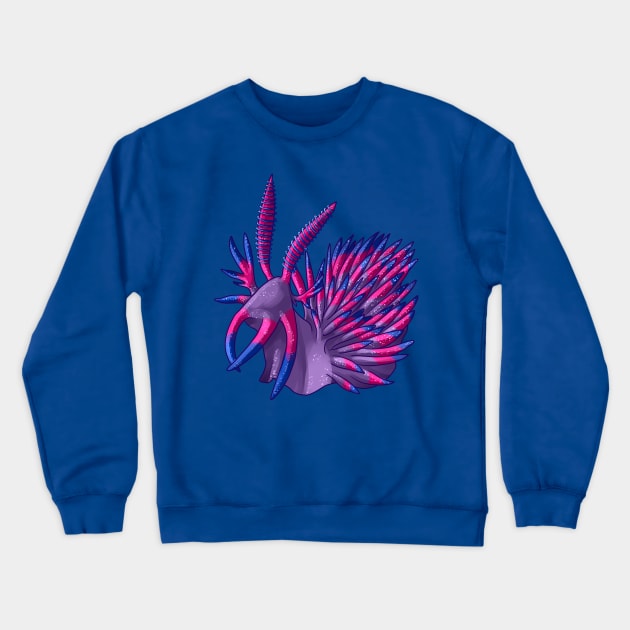 Bisexual Nudibranch Crewneck Sweatshirt by candychameleon